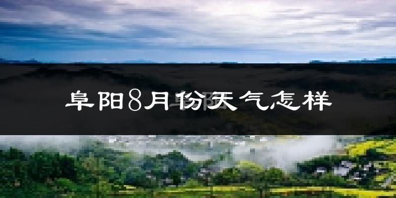 阜阳市8月份天气如何?很热吗?