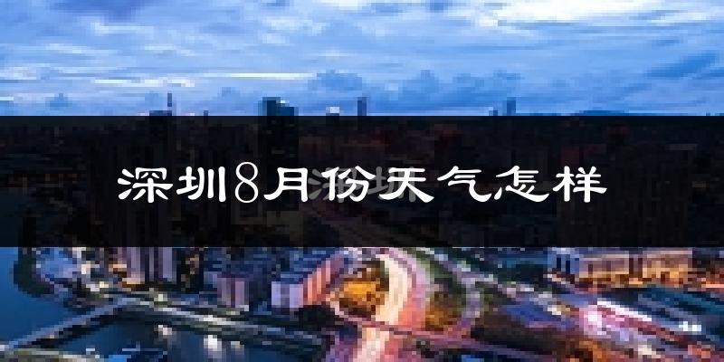 深圳8月份天气如何?很热吗?